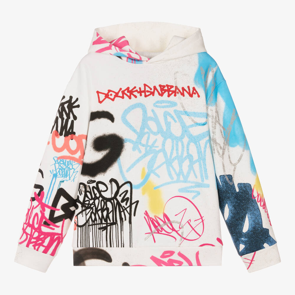 Dolce & Gabbana - Sweat Graffiti Ado garçon | Childrensalon