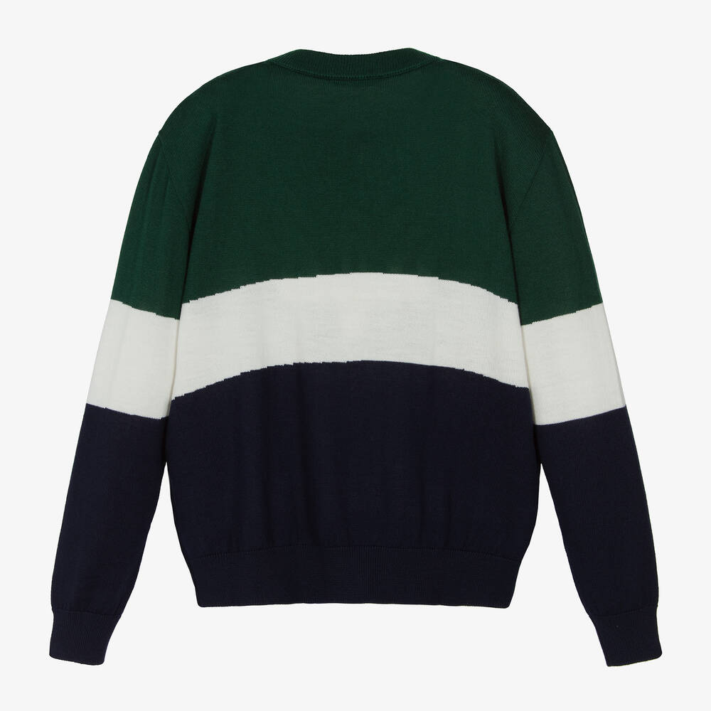 Green tiger sweater top
