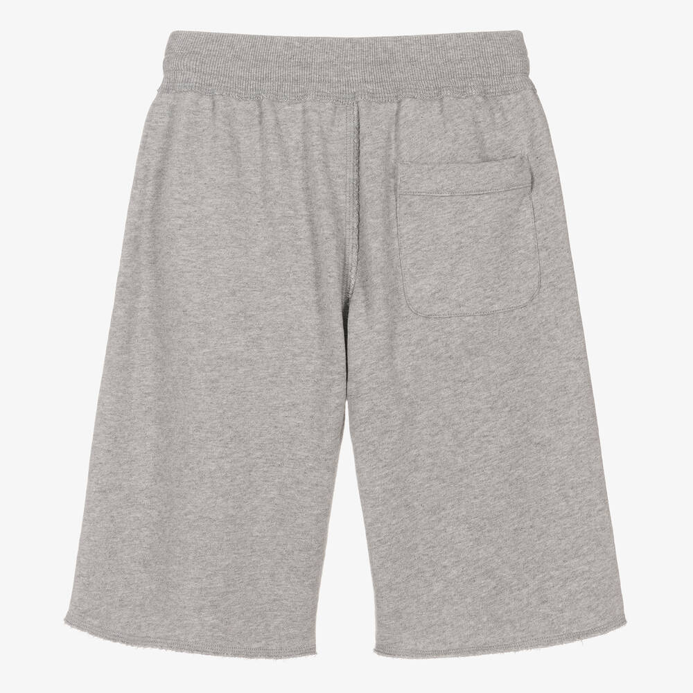 Dolce & Gabbana Teen Boys Grey Jersey Shorts Childrensalon Outlet