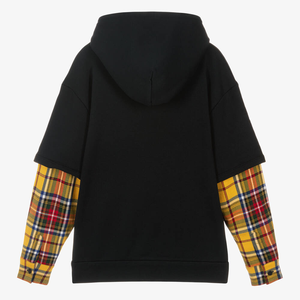 Dolce & Gabbana-Teen Boys Navy Blue Logo Hoodie | Childrensalon Outlet