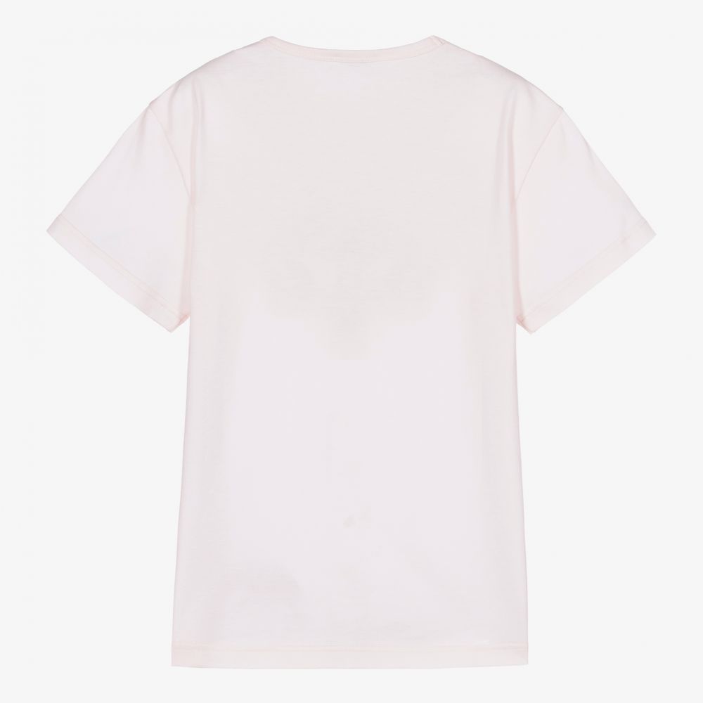 Dolce & Gabbana-Teen Boys Pink Cotton T-Shirt | Childrensalon Outlet