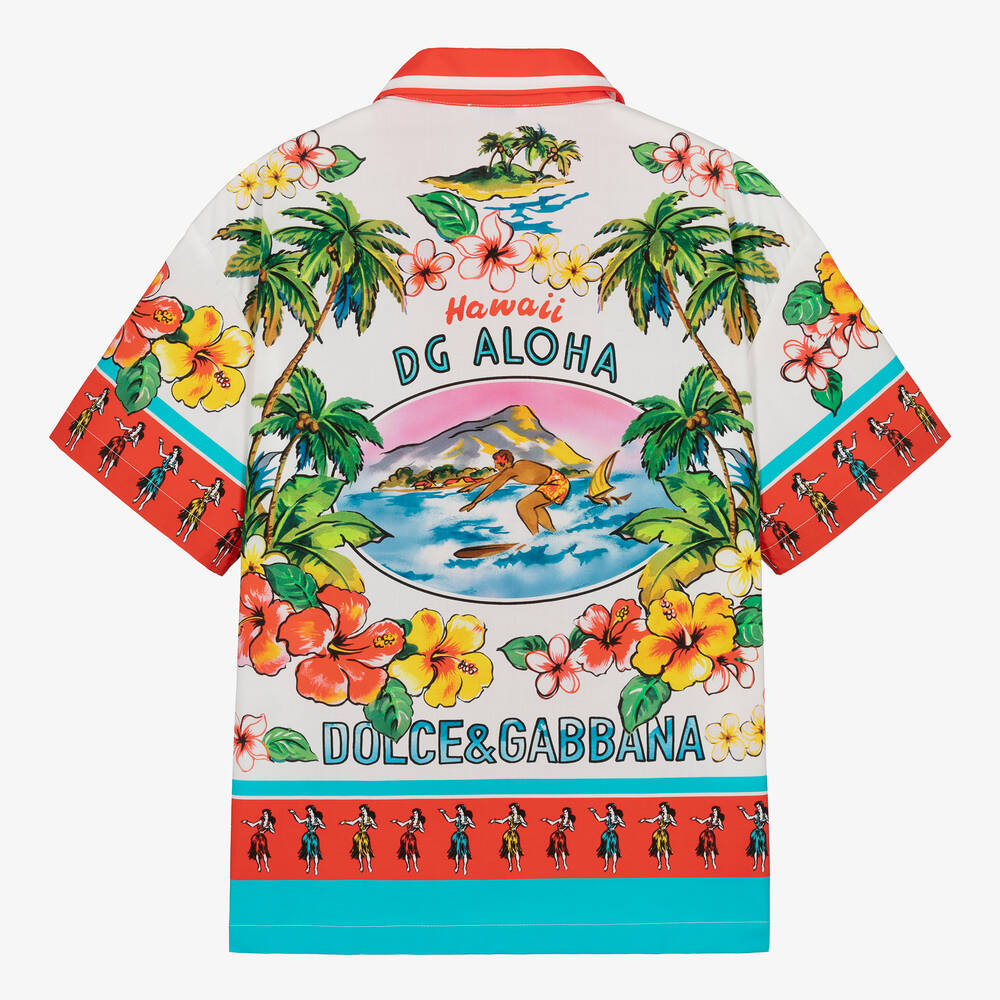 【関税込み】dolce & gabbana COTTON 'HAWAII' SHIRT Shirt with Hawaii print DOLCE & GABBANA | Blondie Shop