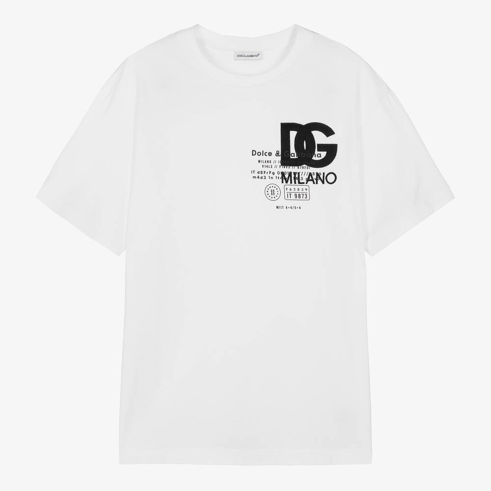 D&g white t best sale shirt