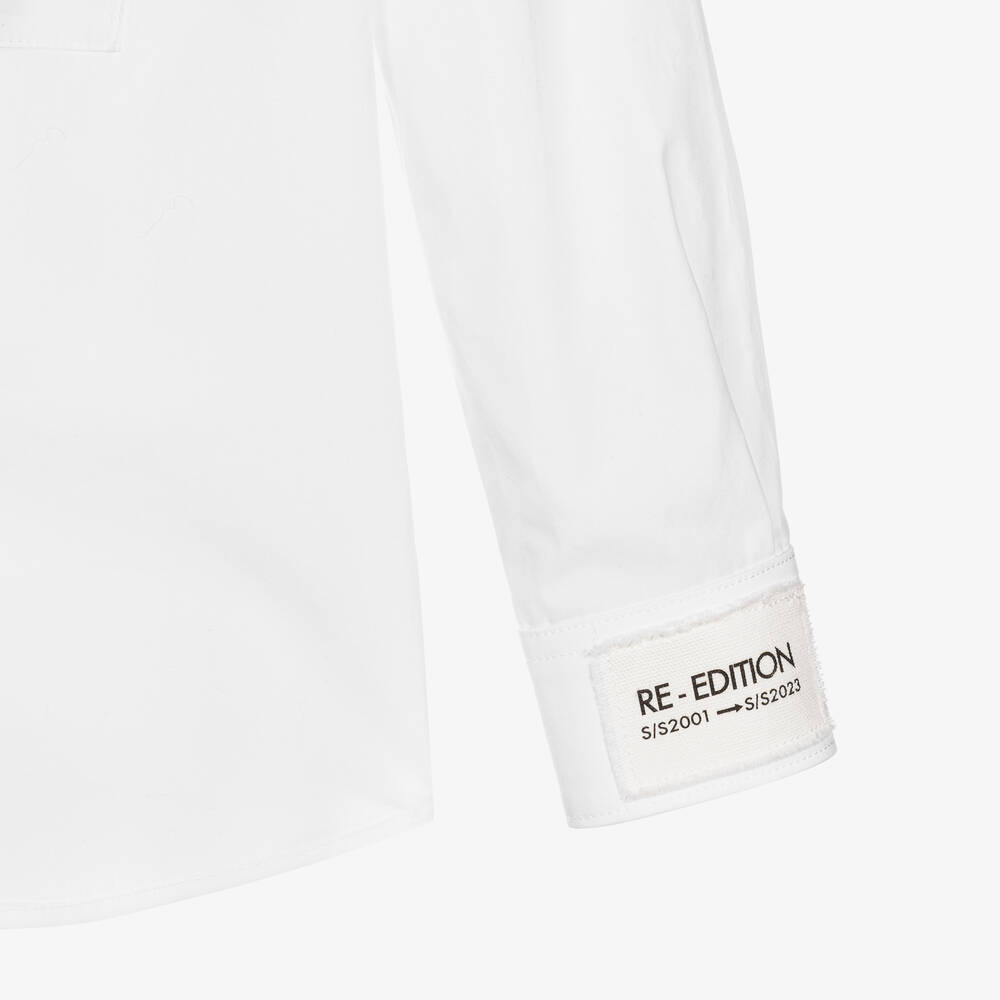 Dolce & Gabbana-Белая парадная рубашка под смокинг | Childrensalon Outlet