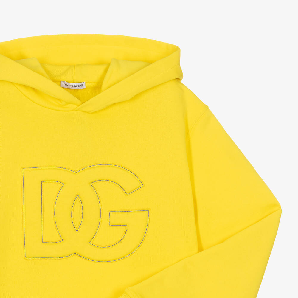 Dolce gabbana on sale yellow hoodie
