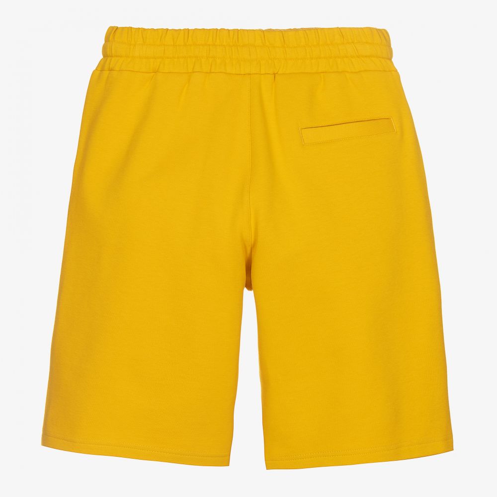 Dolce & Gabbana-Teen Boys Yellow Jersey Shorts | Childrensalon Outlet