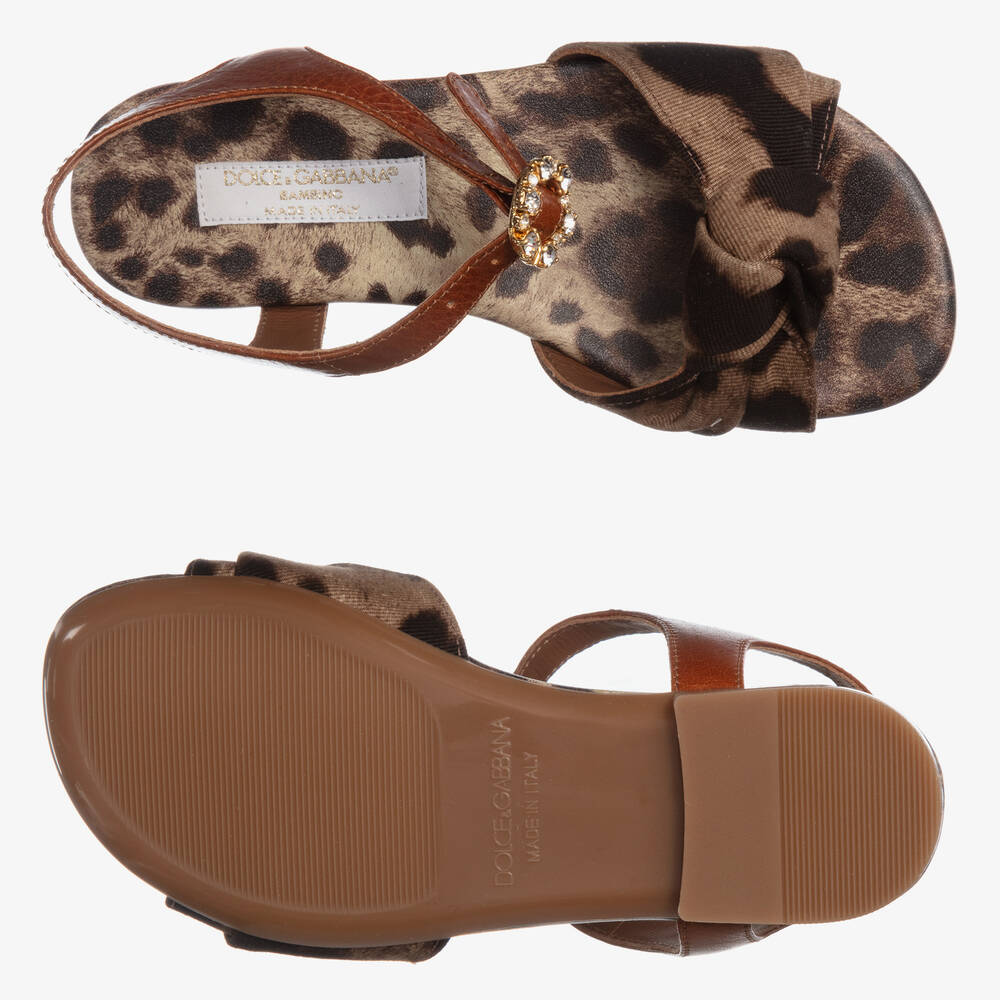 Leapord sandals sales
