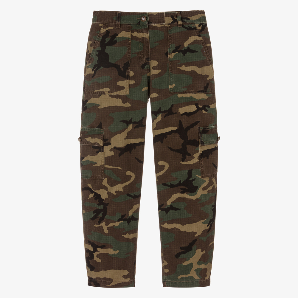 Dolce & Gabbana - Pantalon cargo camouflage Ado | Childrensalon