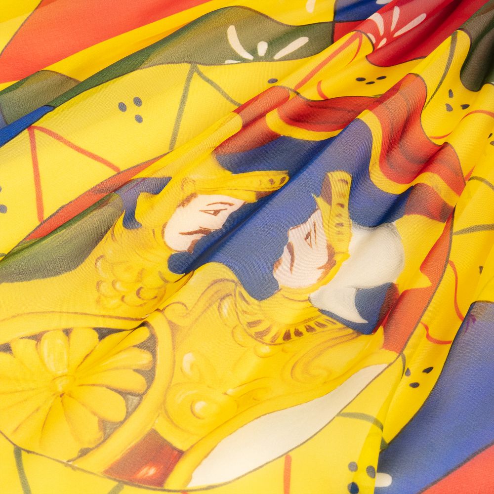 Dolce & Gabbana-Teen Carreto Silk Dress | Childrensalon Outlet