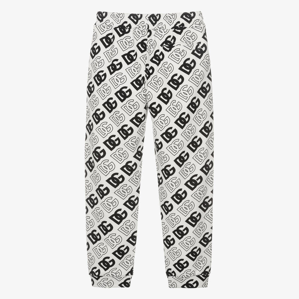 Dolce & Gabbana-Джоггеры с принтом-логотипом DG для подростков | Childrensalon Outlet