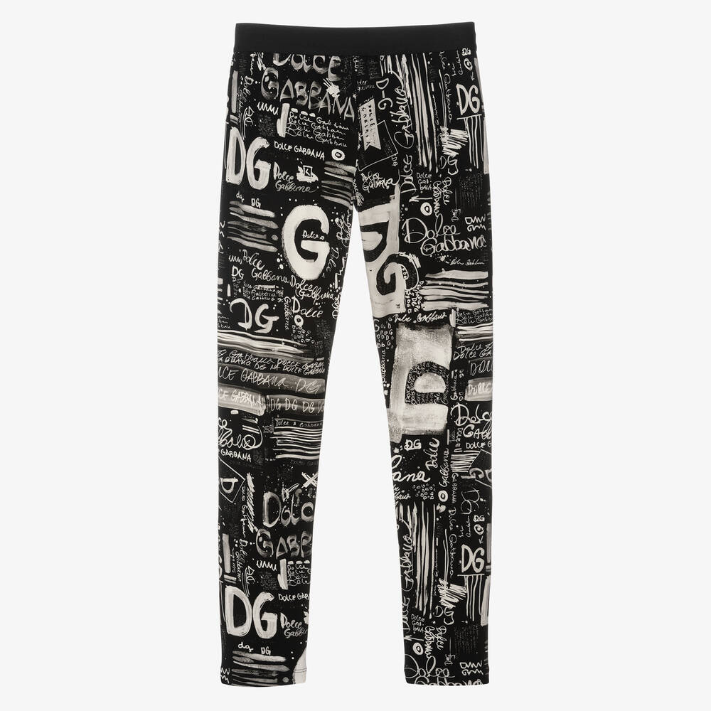 Dolce & Gabbana-ليقنز قطن جيرسي للمراهقات | Childrensalon Outlet