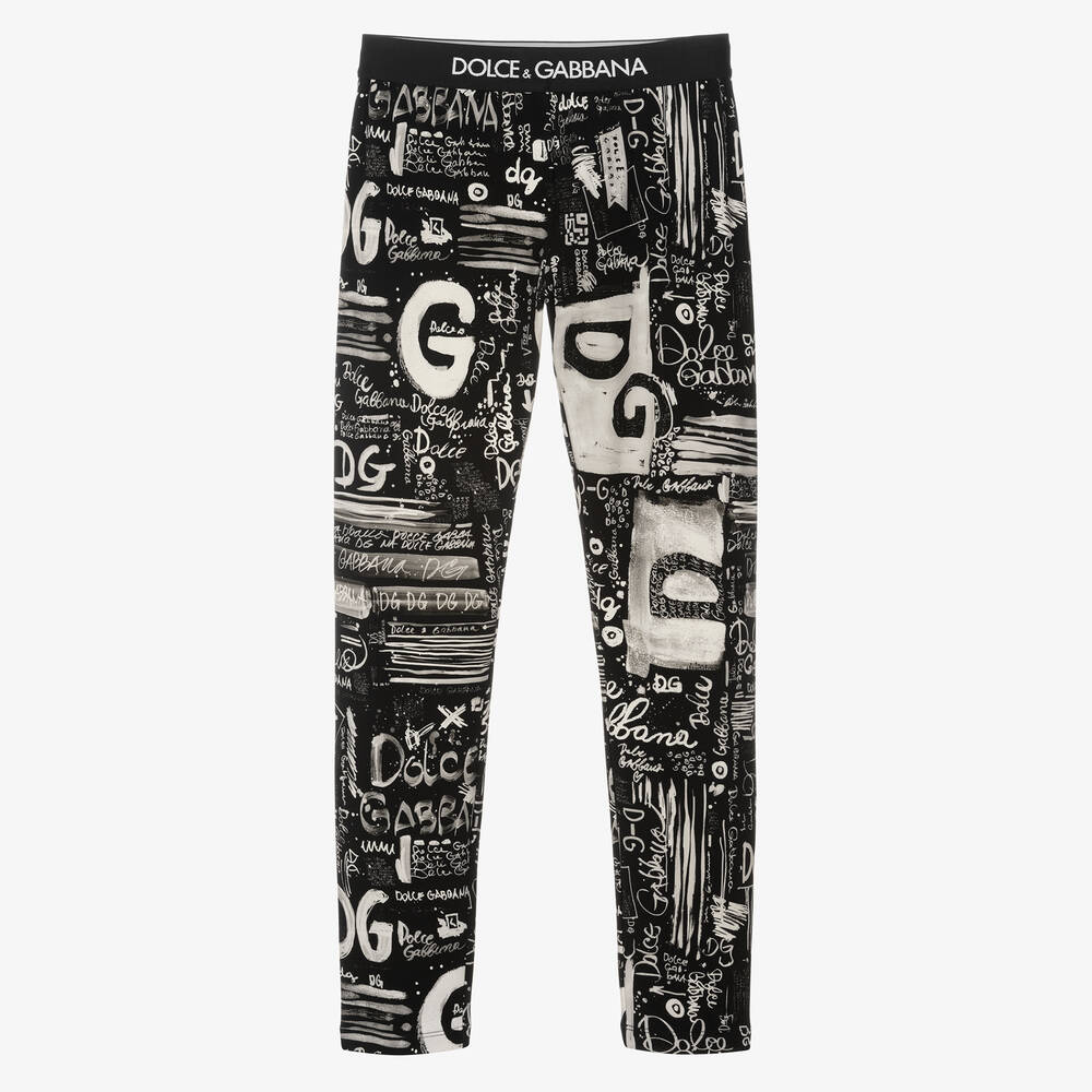 Dolce & Gabbana - Teen Girls Graffiti Leggings | Childrensalon