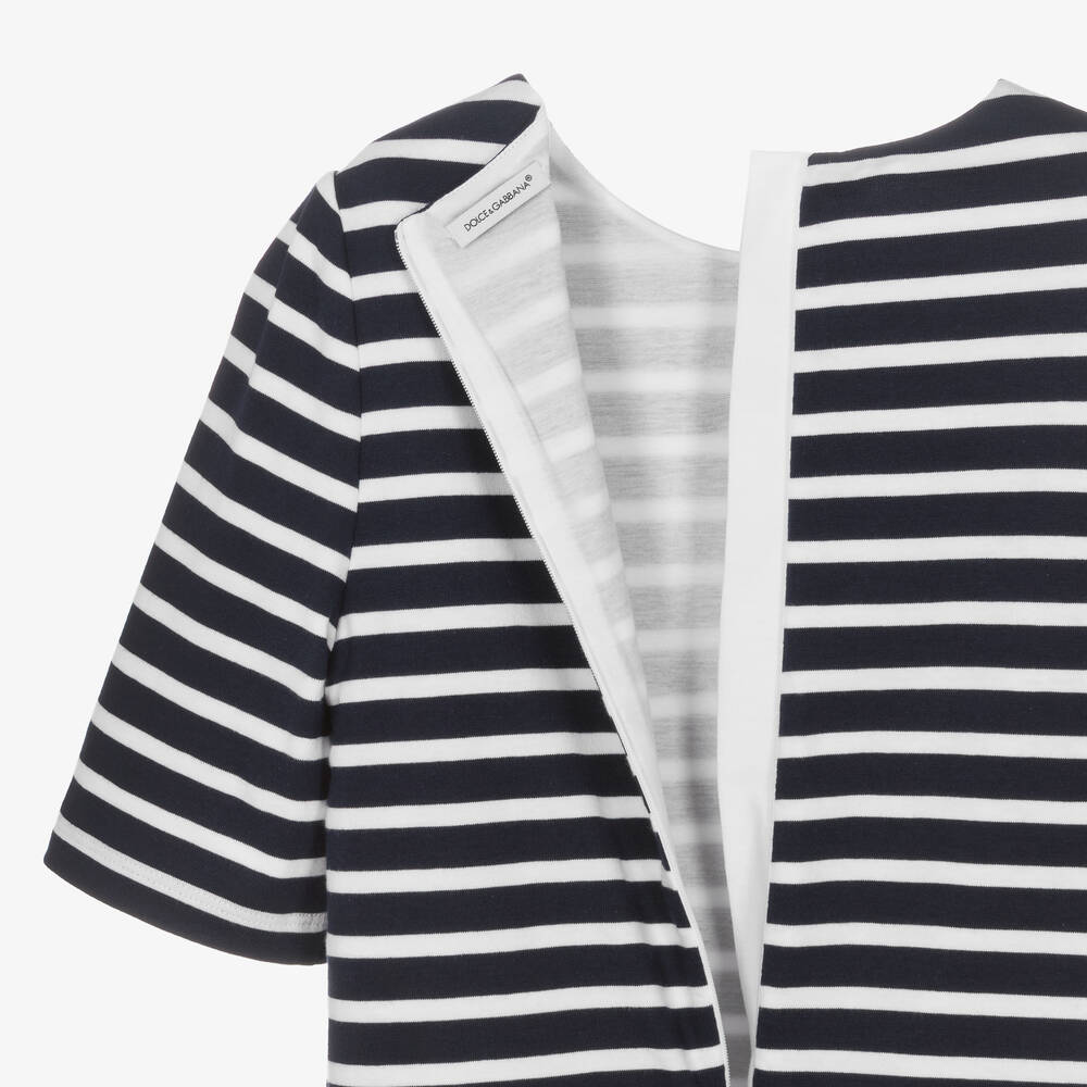 Dolce & Gabbana-Платье в морском стиле для девочек-подростков | Childrensalon Outlet