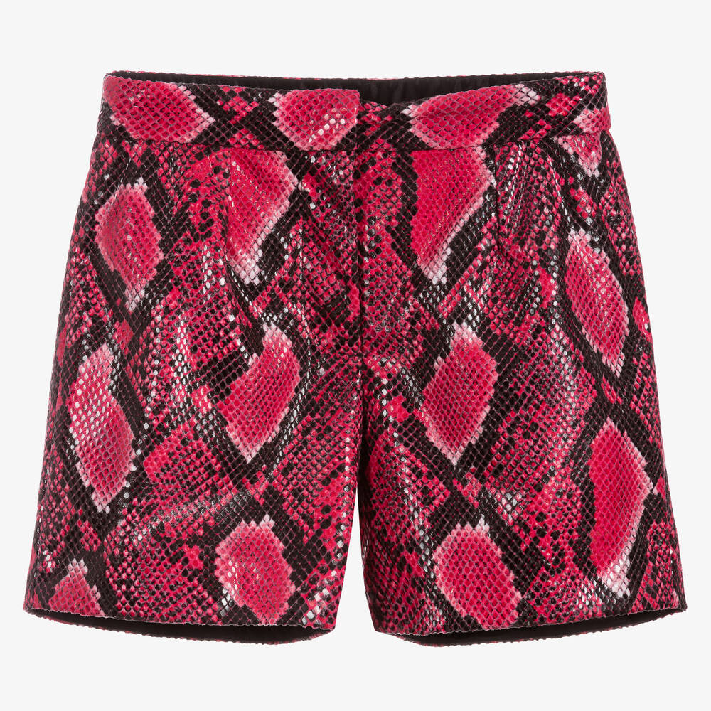 Dolce & Gabbana - Teen Girls Pink & Black Shorts | Childrensalon
