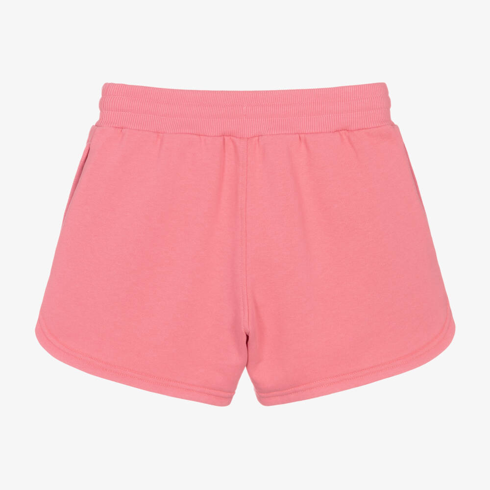 Dolce & Gabbana-Teen Girls Pink Cotton Logo Shorts | Childrensalon Outlet