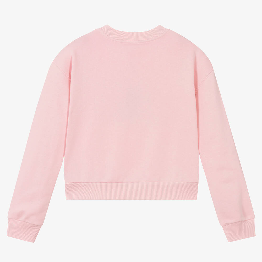 Dolce & Gabbana-Розовый свитшот DG для подростков | Childrensalon Outlet