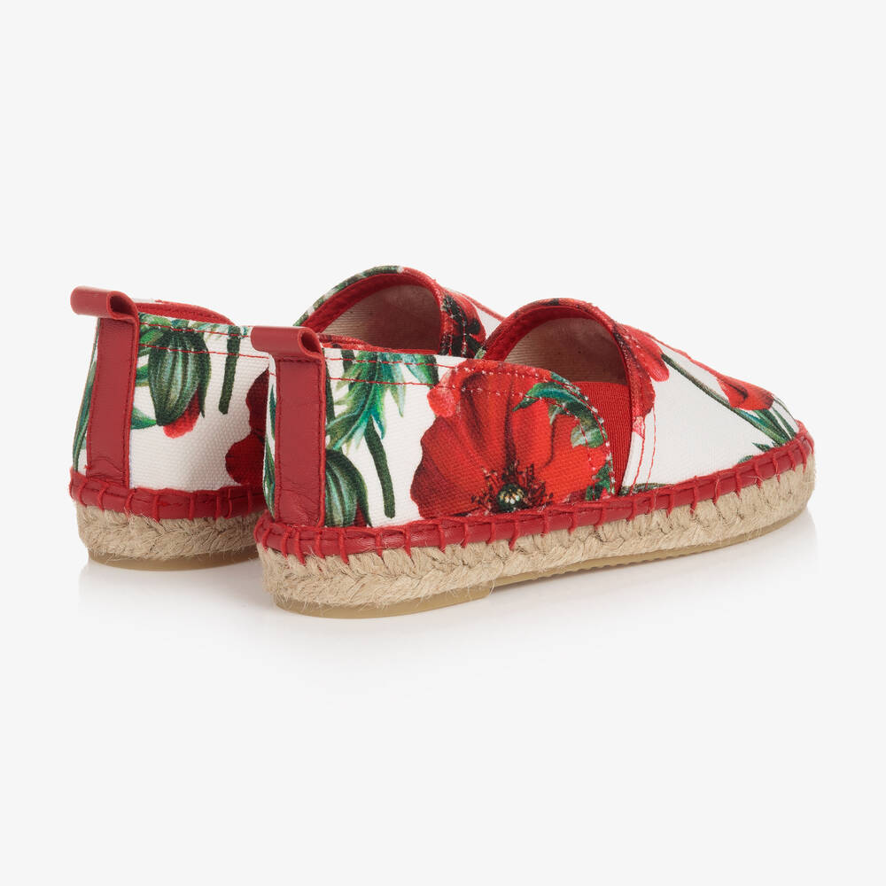 Ladies red espadrilles sale