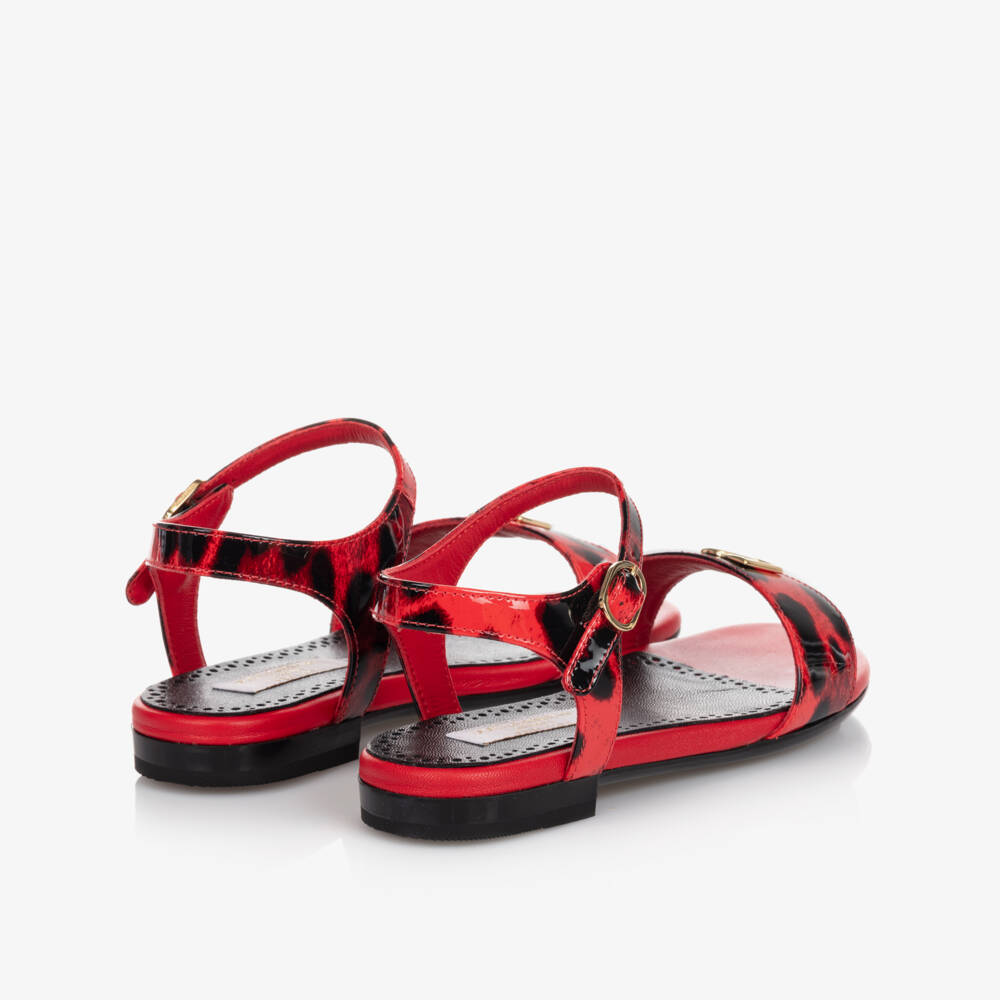 Dolce & Gabbana-Teen Girls Red Sandals | Childrensalon Outlet