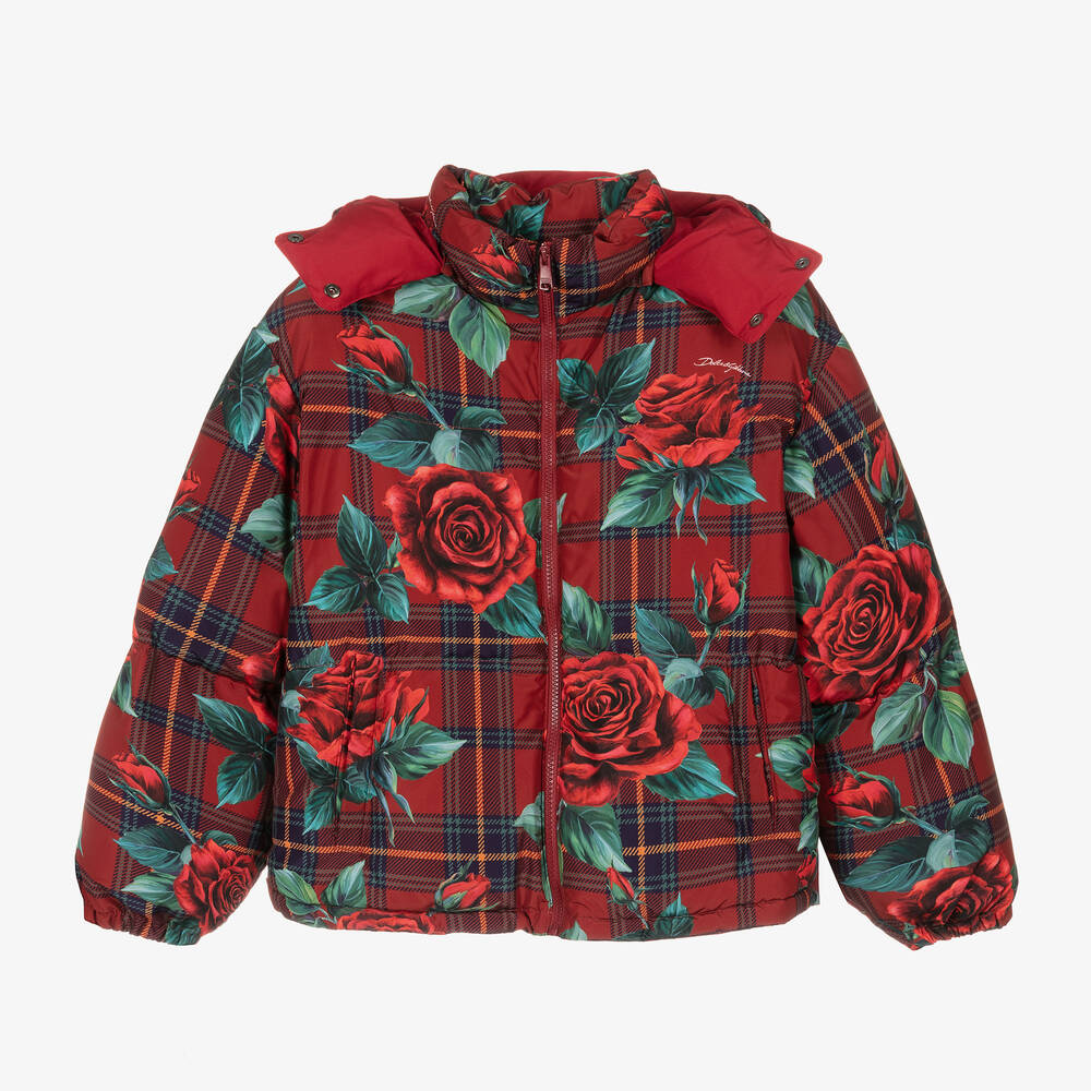 Dolce gabbana puffer jacket top