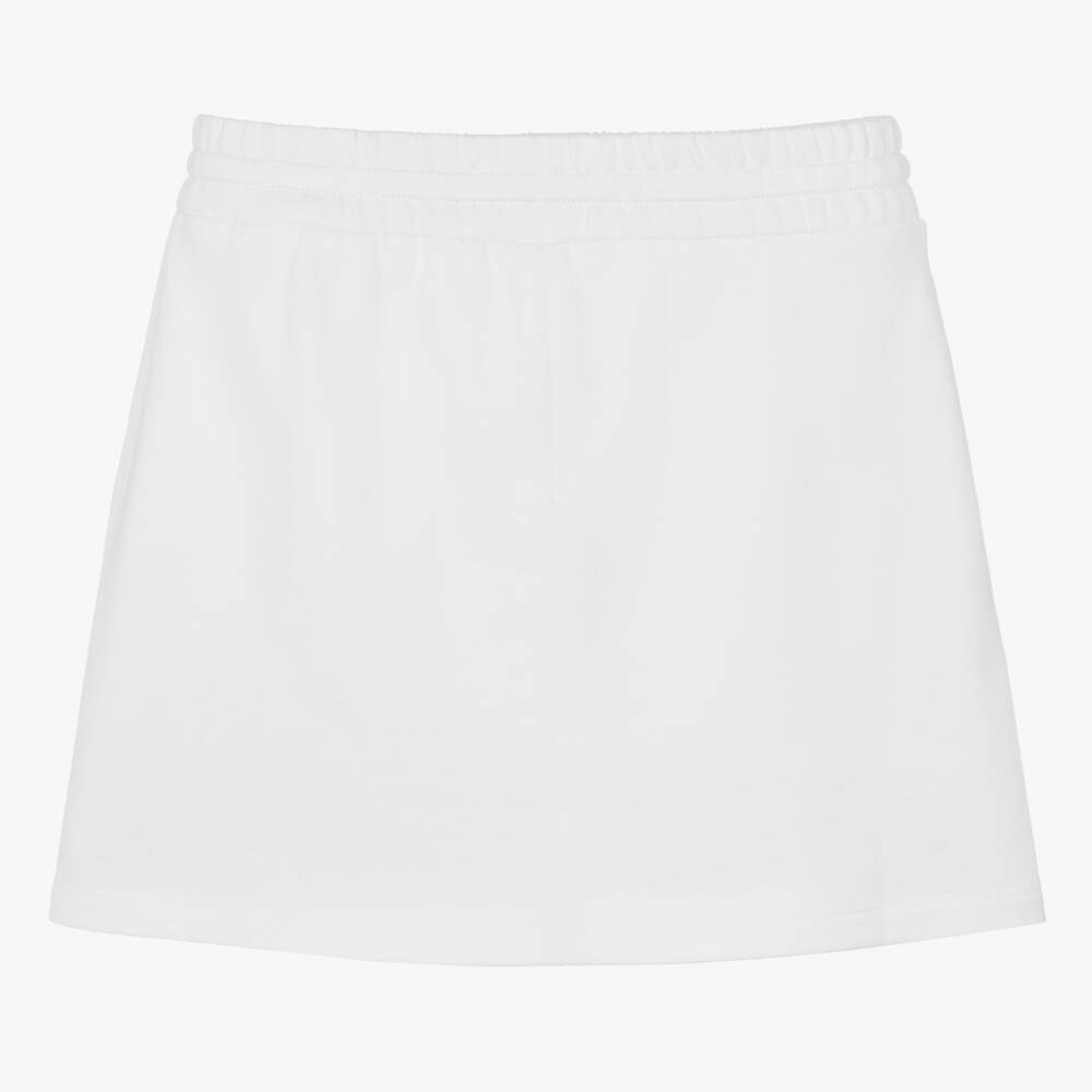 Dolce & Gabbana-Белая юбка из хлопкового джерси для девочек-подростков | Childrensalon Outlet
