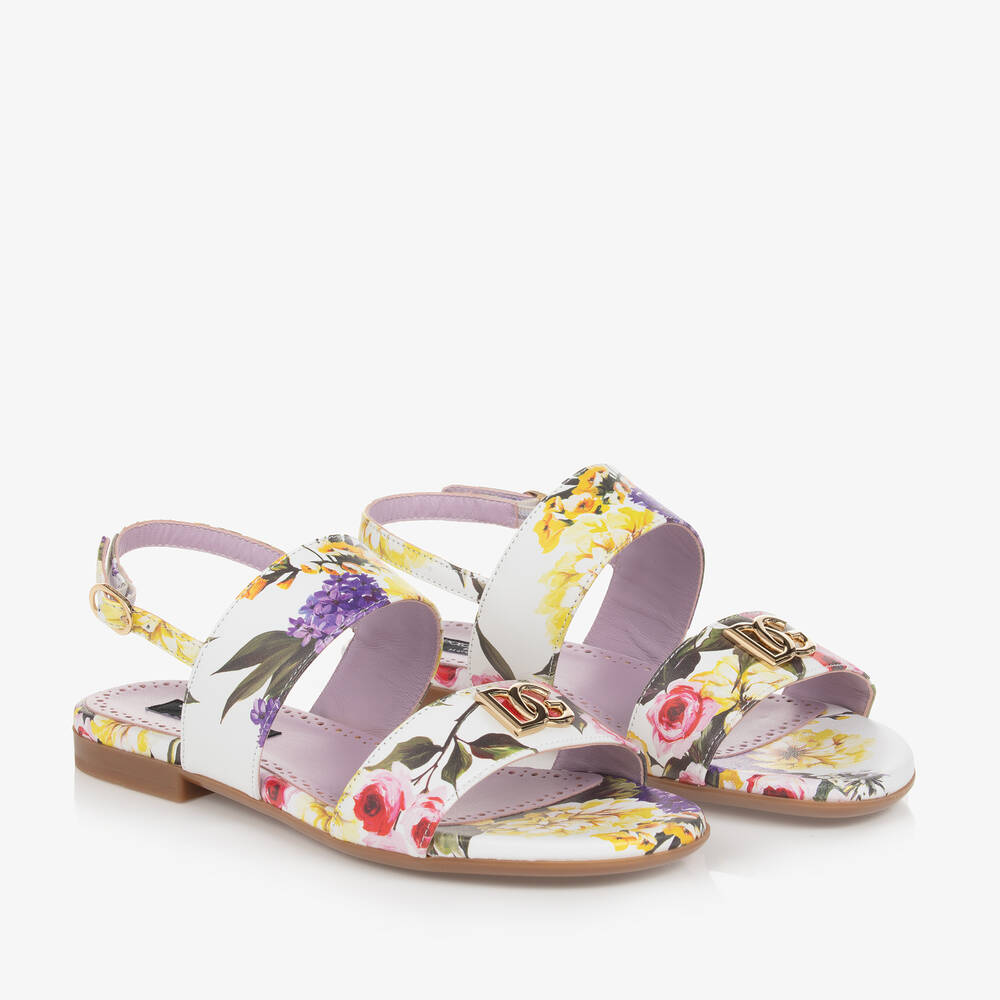 Floral sandals outlet