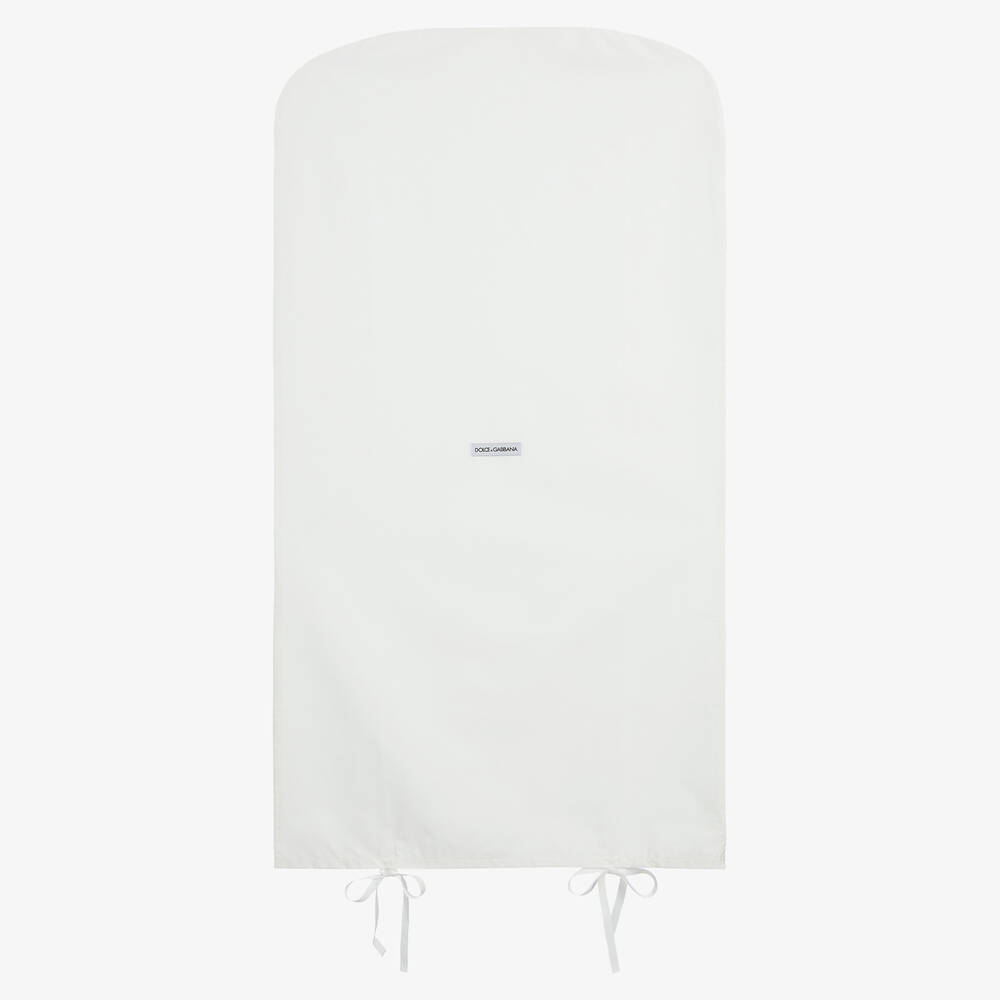 Dolce & Gabbana-Teen Girls White & Red Poppy Silk Dress  | Childrensalon Outlet