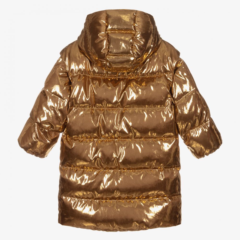 Dolce & Gabbana - Teen Gold Down Padded Coat | Childrensalon Outlet