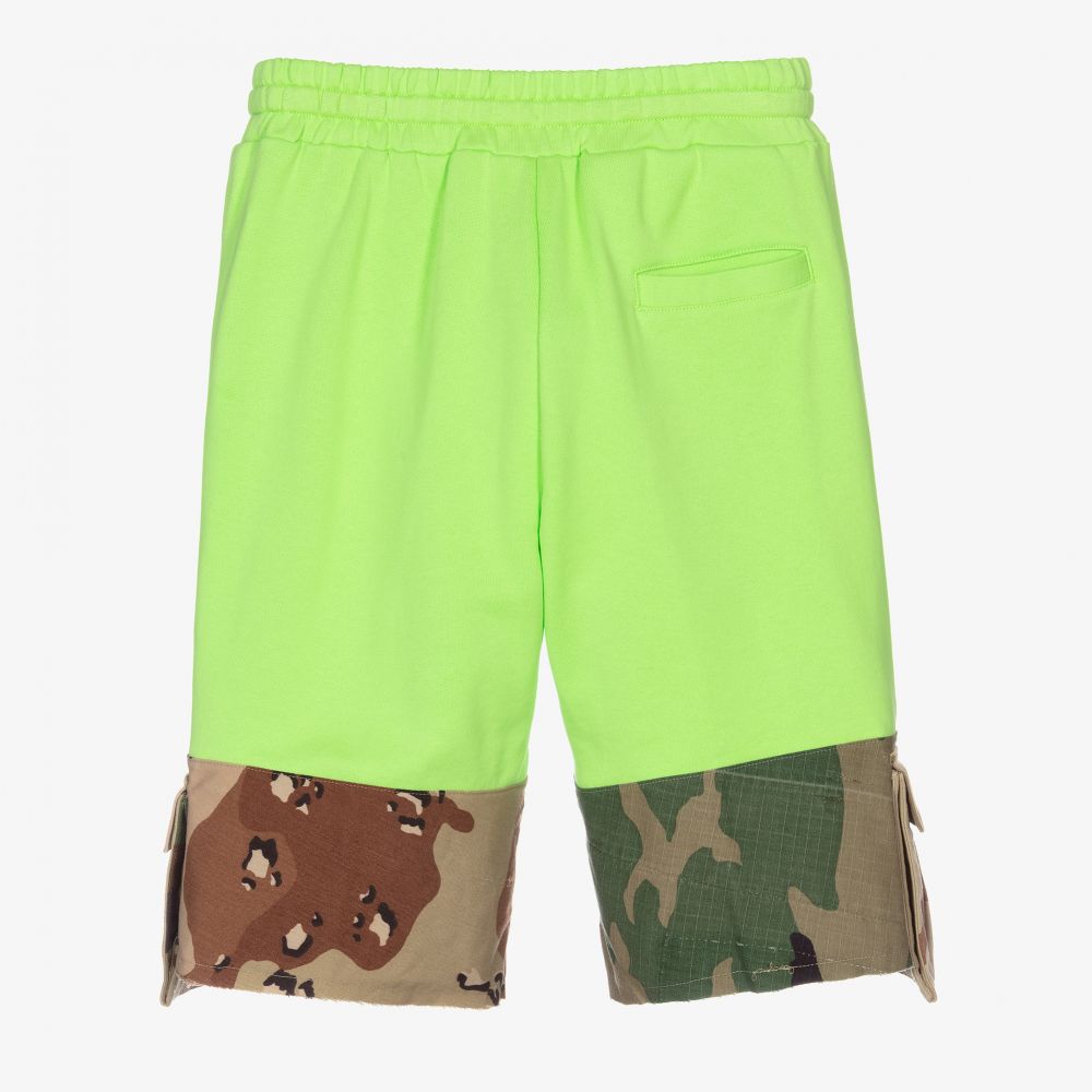Dolce & Gabbana-Teen Green Camouflage Shorts | Childrensalon Outlet