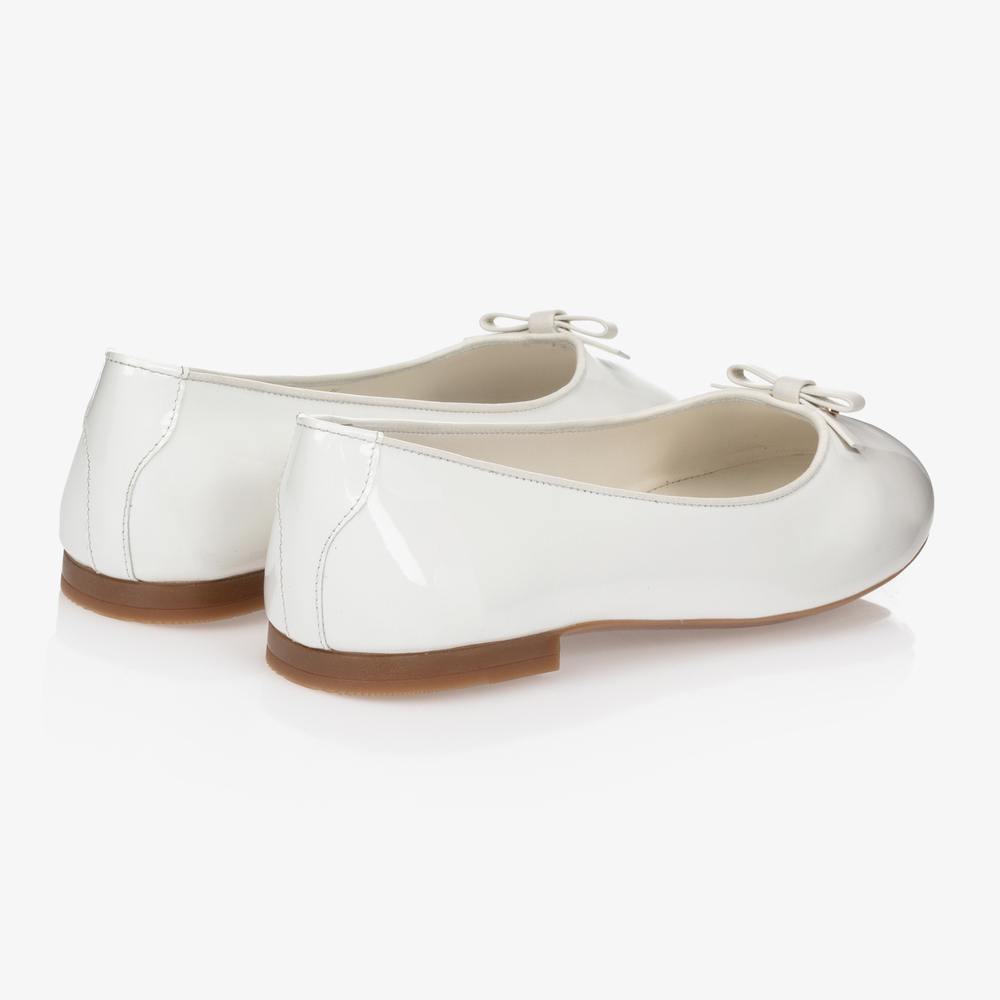 Dolce & Gabbana-Кремовые туфли из лакированной кожи для подростков | Childrensalon Outlet