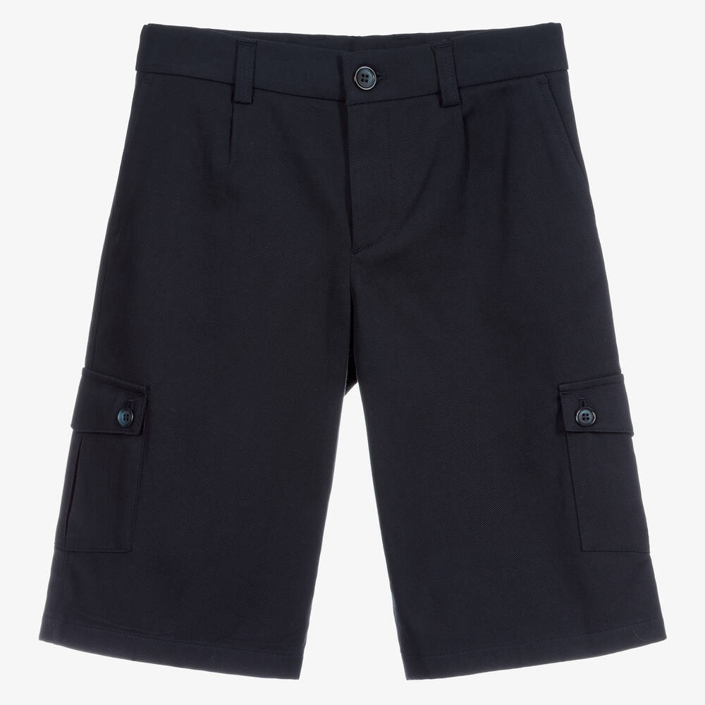 Dolce & Gabbana - Navyblaue Teen Cargoshorts | Childrensalon