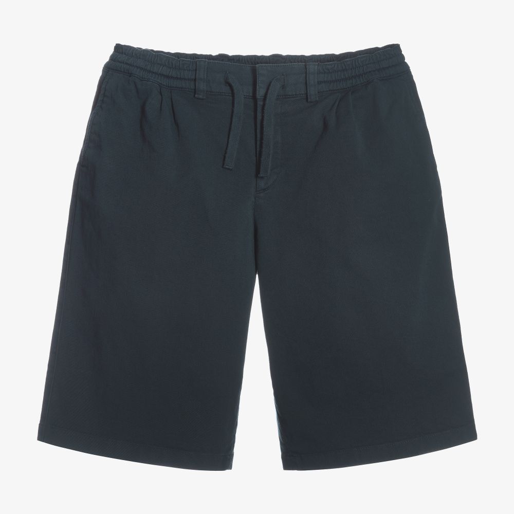 Dolce & Gabbana - Teen Navy Blue Cotton Shorts | Childrensalon