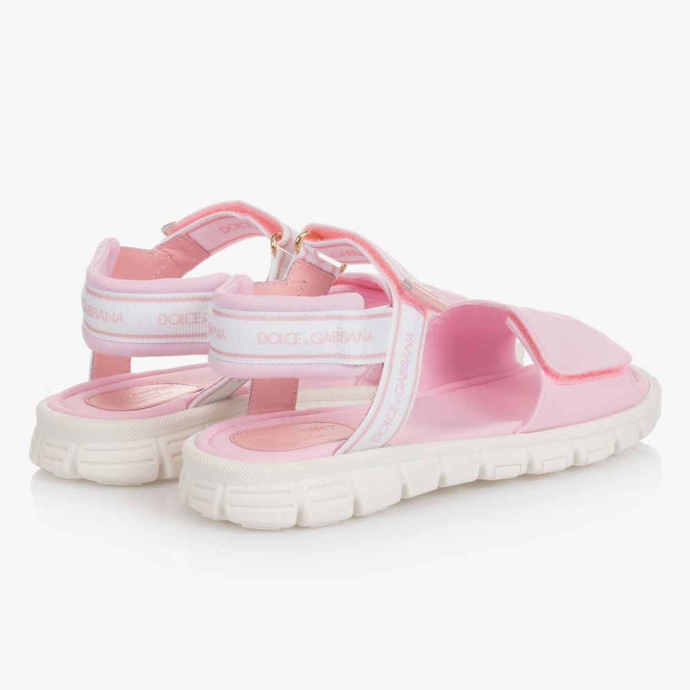 Dolce & Gabbana-Розовые сандалии DG для подростков | Childrensalon Outlet