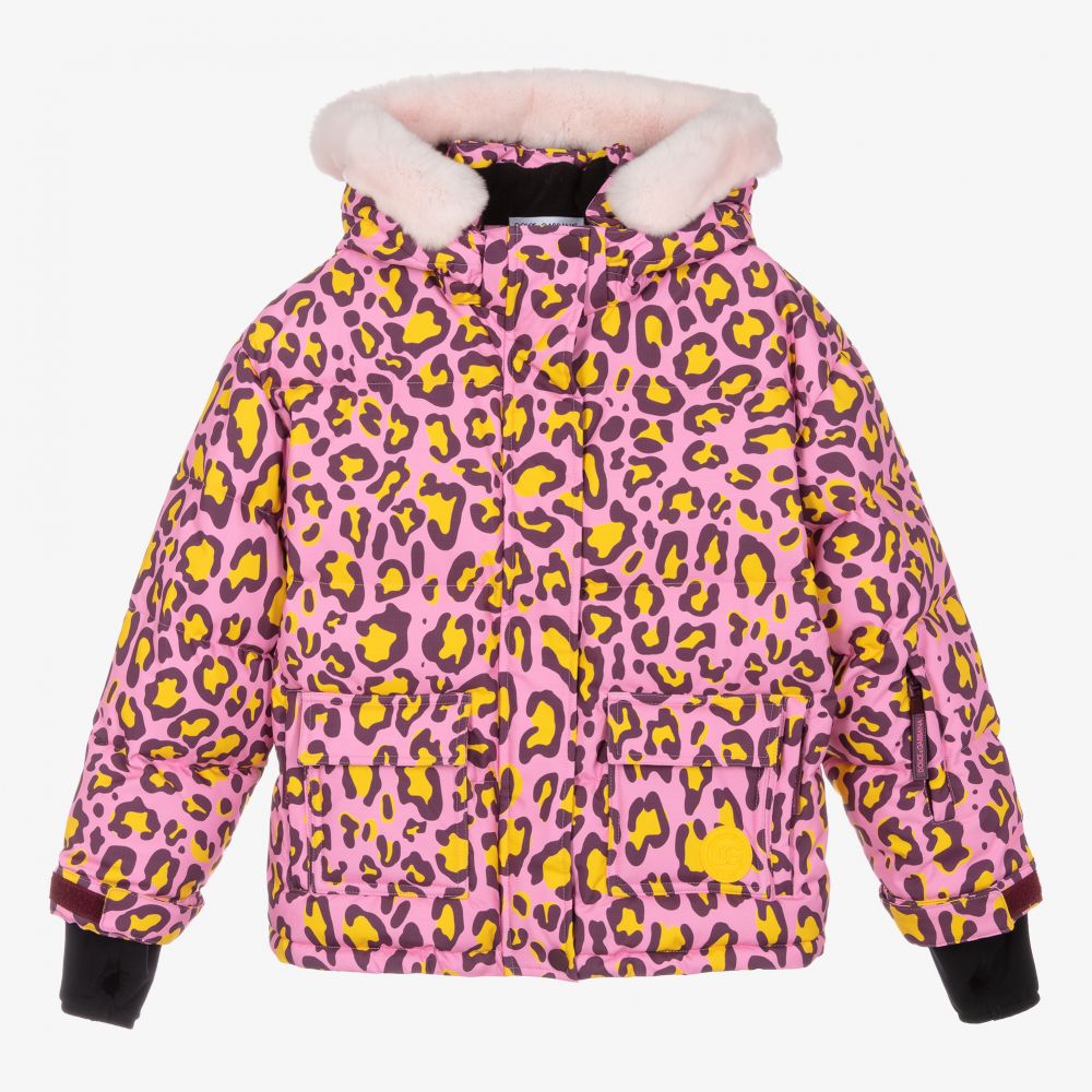Dolce & Gabbana - Teen Pink Down Ski Jacket | Childrensalon