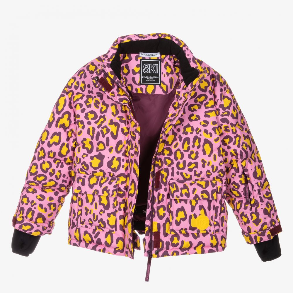 Dolce & Gabbana-Teen Pink Down Ski Jacket | Childrensalon Outlet