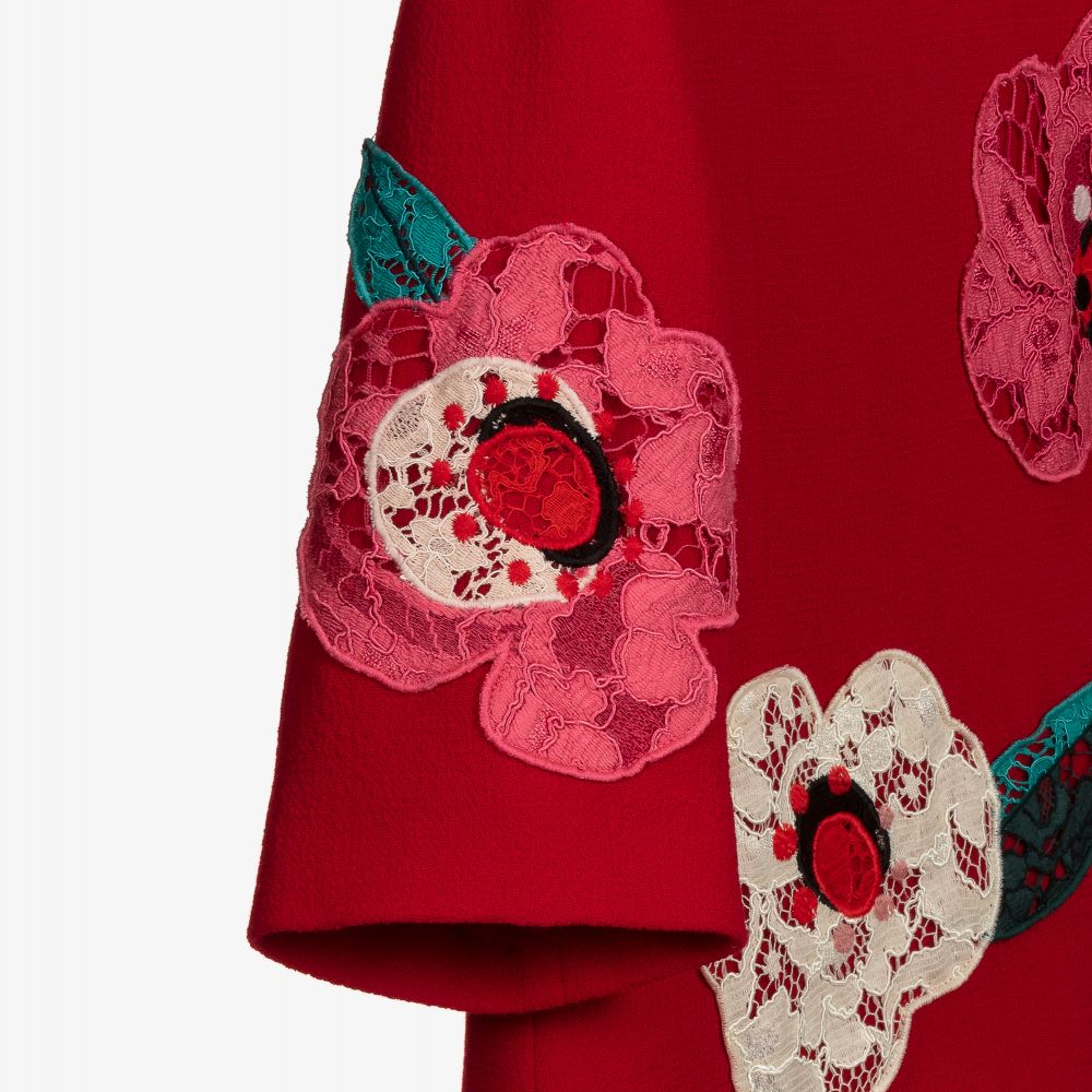 Dolce and gabbana on sale red floral dress