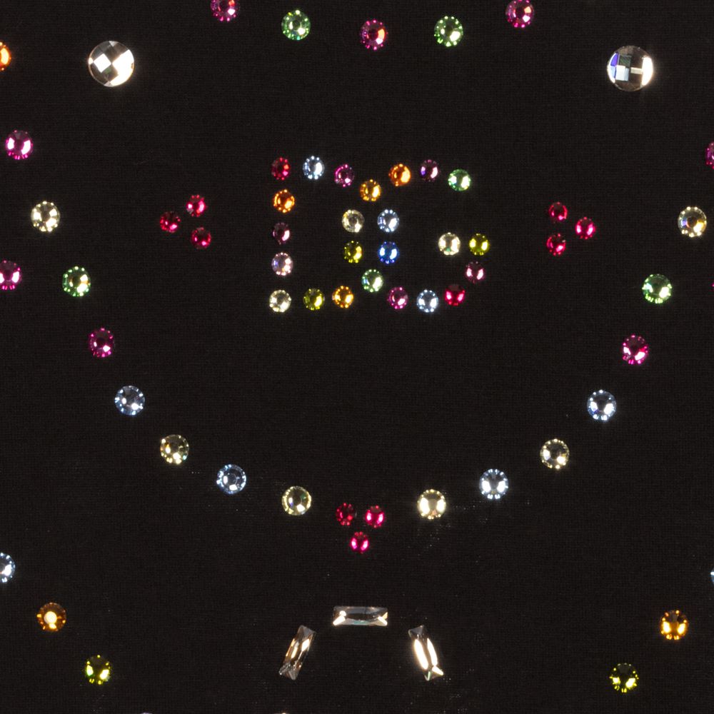 Dolce & Gabbana-Футболка DG со стразами для подростков | Childrensalon Outlet