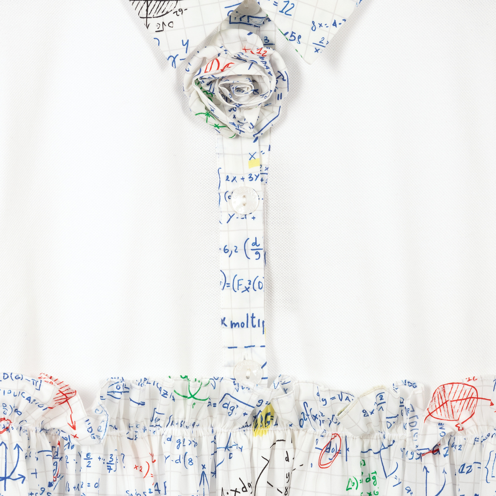 Dolce & Gabbana-Teen White Algebra Dress | Childrensalon Outlet