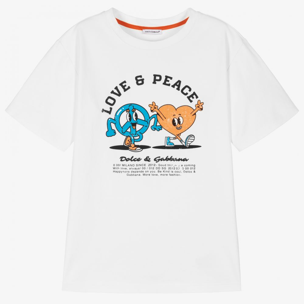 Dolce and gabbana graphic tees top