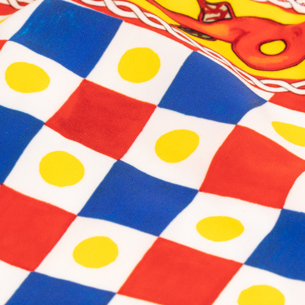 Dolce & Gabbana-Желтый купальник с принтом Carreto для подростков | Childrensalon Outlet