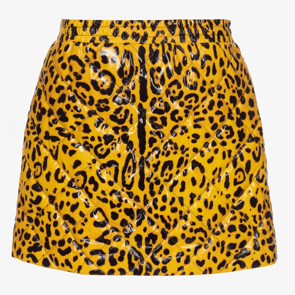 Dolce & Gabbana-Teen Yellow Quilted Skirt | Childrensalon Outlet