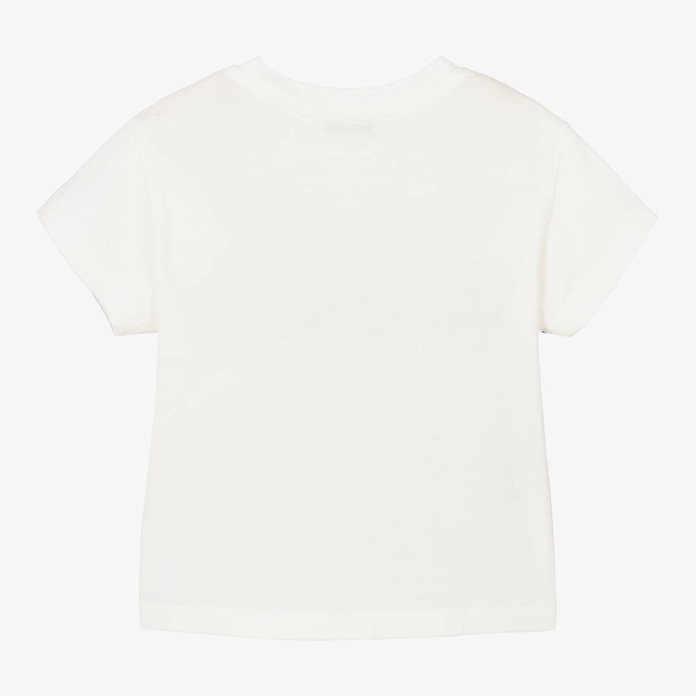 Dolce & Gabbana-Белая футболка с принтом Bandana | Childrensalon Outlet