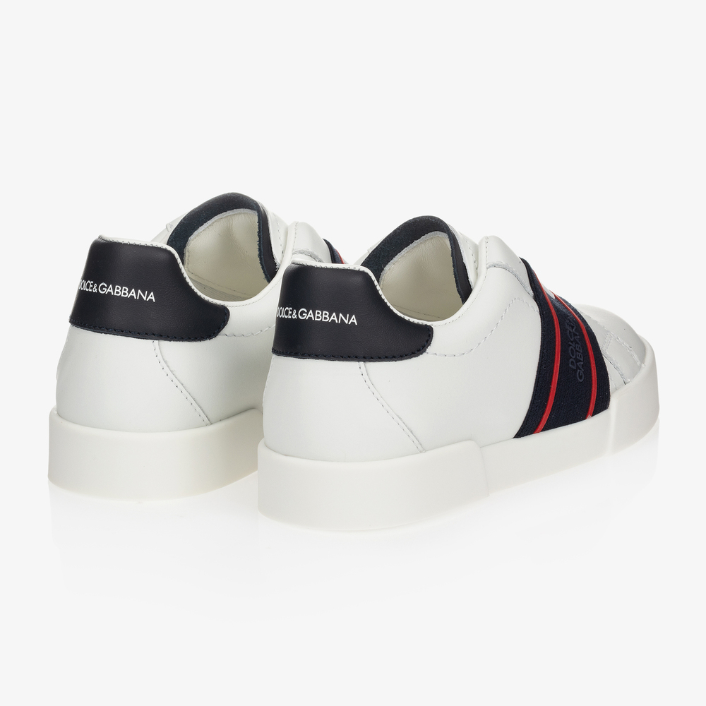 mens white dolce and gabbana trainers