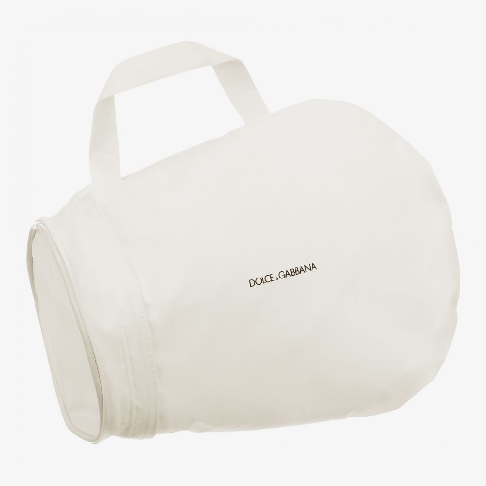 Dolce & Gabbana-White Logo Daymaster Trainers | Childrensalon Outlet