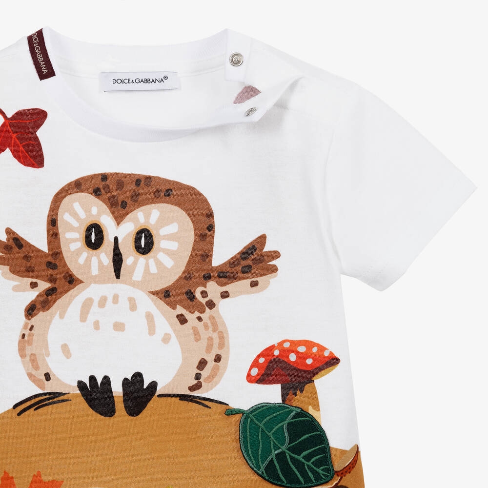 Dolce and on sale gabbana owl shirt