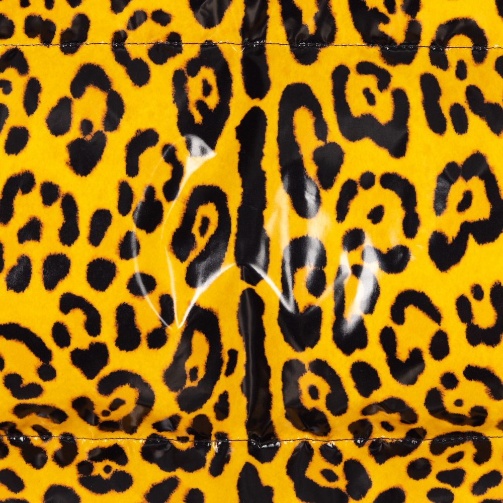 Yellow leopard on sale print coat