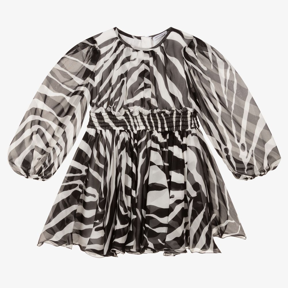 Robe z br e en mousseline de soie