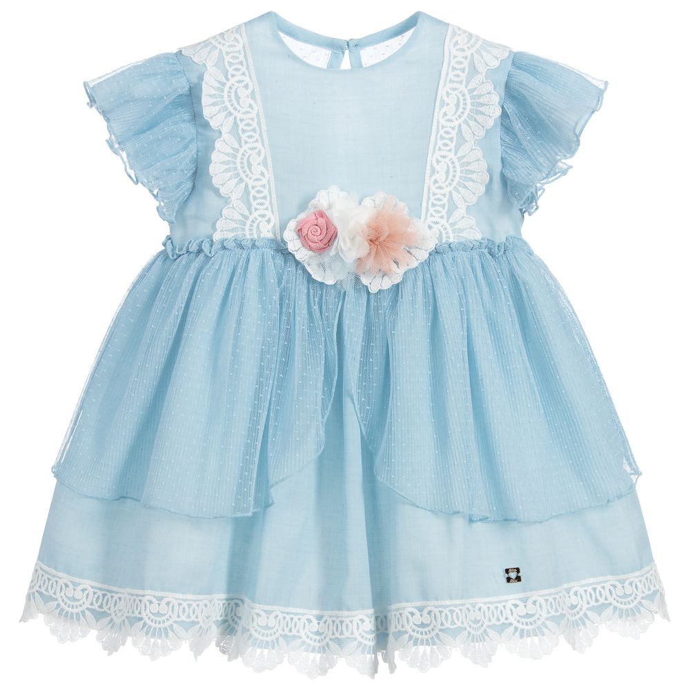 girls pale blue dress