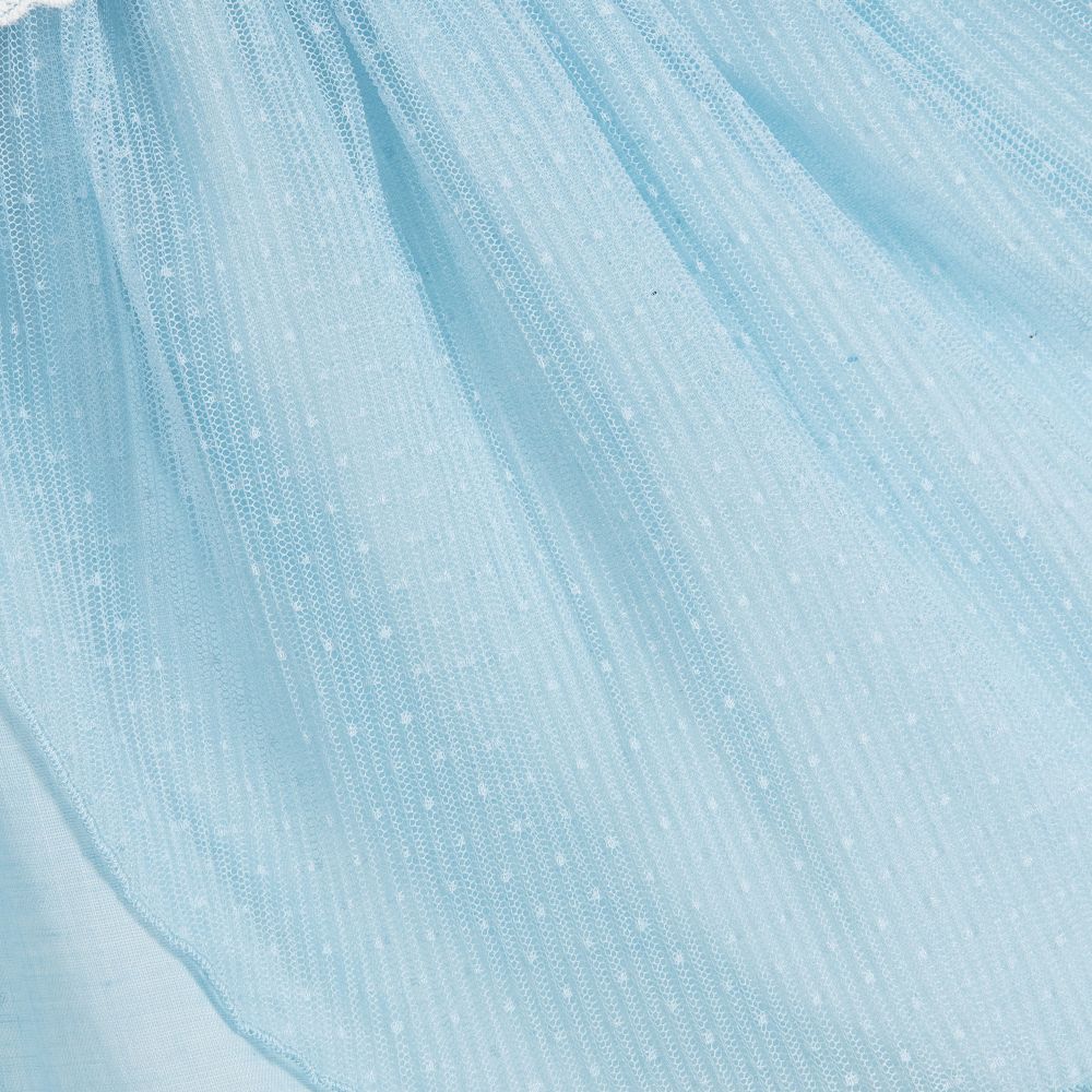 Dolce Petit-Girls Blue Lace Dress | Childrensalon Outlet