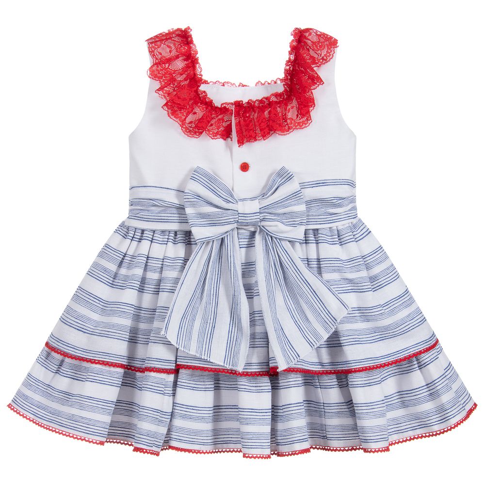Red white and blue dress kids sales