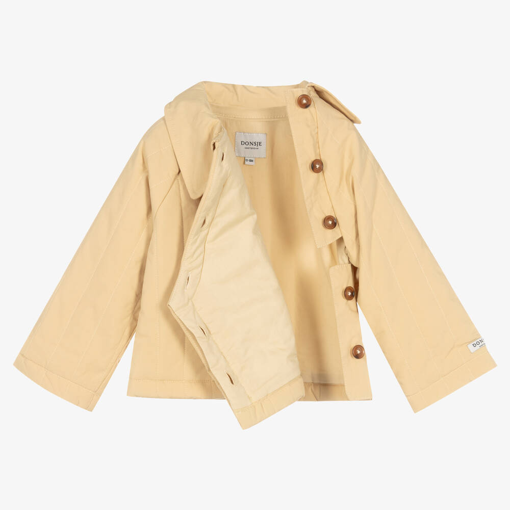 دونسجي-جاكيت قطن لون بيج للأطفال | Childrensalon Outlet